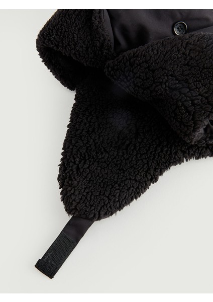 Yeni Sezon 3 Boyutlu Pelüş Detaylı Erkek Çocuk Kar Şapkası modelleri