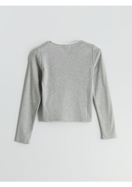 Yeni Sezon Bisiklet Yaka Genç Kız Tişört fiyatları