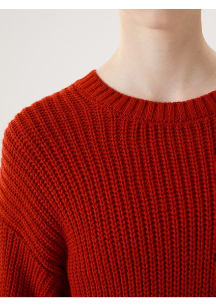 Yeni Sezon Bisiklet Yaka Crop Kadın Triko Kazak modelleri