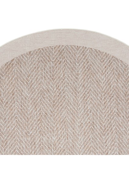 Pratico Bej Yuvarlak Halı Sisal Görünümlü Yumuşak Dijital Baskı Yıkanabilir Kaymaz Mutfak Halısı modelleri