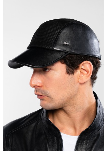 Erkek Hakiki Deri Siyah Beyzbol Şapka 524 1138 Spk SK24-25 Sıyah Dr/bsk fiyatları
