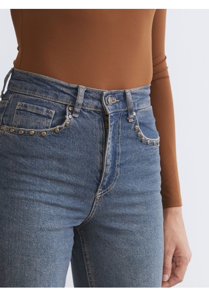 Yeni Sezon Mom Fit Kadın Jean Pantolon modelleri