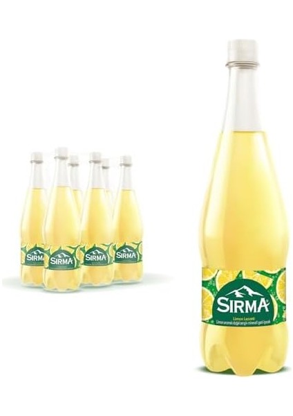 Sırma C Vitaminli Limon Aromalı Doğal Maden Suyu 6x1 L