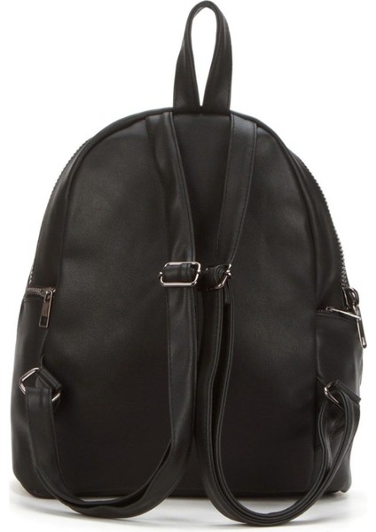 Kadın Vegan Deri Sırt Çantası - Siyah - NEW359 indirimleri