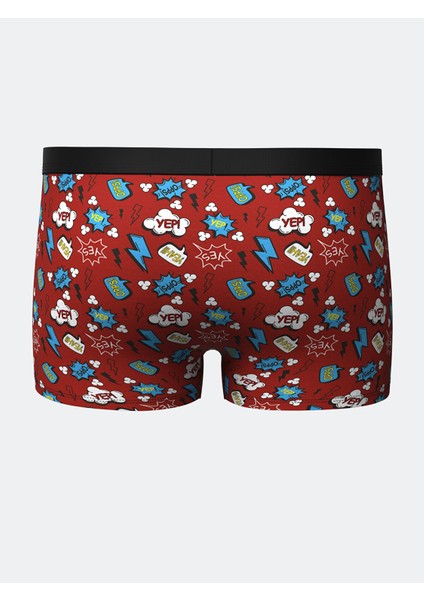 Yeni Sezon Standart Kalıp Pamuklu Esnek Erkek Boxer 3'lü indirimleri