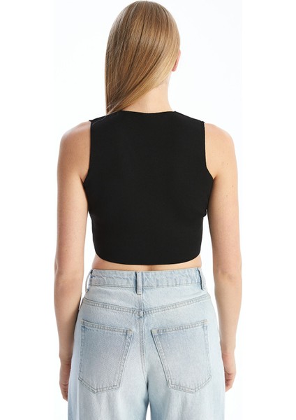 Yeni Sezon V Yaka Kadın Triko Yelek fırsatları