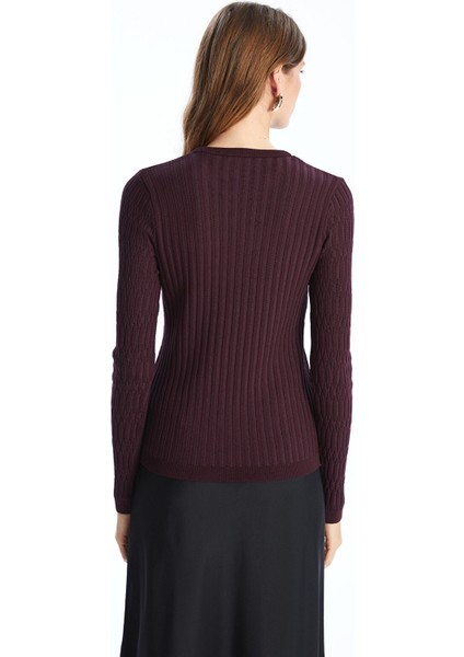 Yeni Sezon Bisiklet Yaka Dokulu Kadın Triko Kazak fırsatları