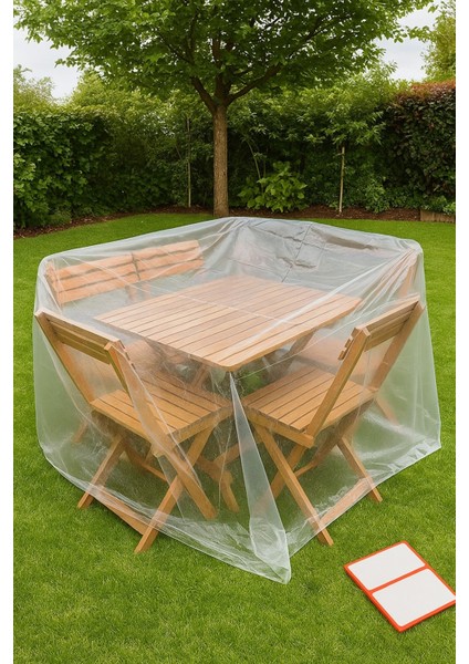 Köşeli Masa Naylonu Bahçe Mobilya Koruma Örtüsü, Masa Takımı Naylonu Su Geçirmez 240X165 cm fırsatları