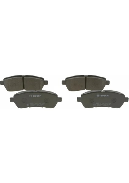 Ford Fiesta 2008>2017 16,5mm Ön Fren Balatası | Bosch 0986494652 - ME8V5J 2K021 Ab