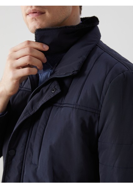 Yeni Sezon Standart Kalıp Dik Yaka Erkek Mont fırsatları