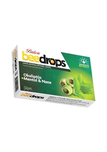 Balen Okaliptüs&mentollü Nane Aromalı Drops 24 Drops 1 Paket(1 x 1000 G)