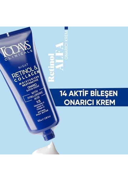 Todays Clınıcals Onarıcı Krem - Retinol Shea Butter Hyaluronic Acıd%5 Collagen% 2 Arbutin% 2
