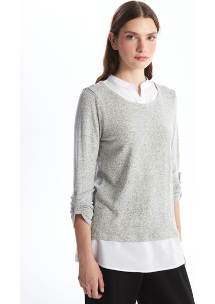 Yeni Sezon Kaçık Yaka Kadın Bluz