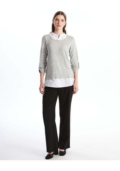 Yeni Sezon Kaçık Yaka Kadın Bluz modelleri