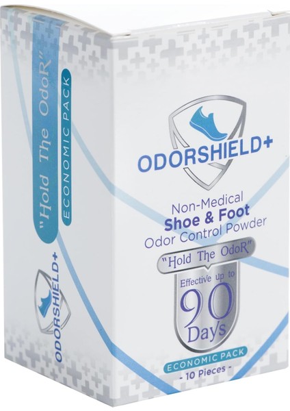 Odorshield+ 10 Adet Ayak Koku Giderici - Ayakkabı Koku Giderici Toz - Ayak Kokusuna Son (2)