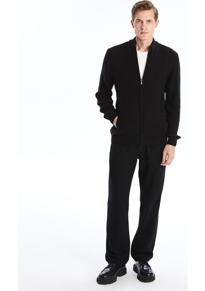 Yeni Sezon Standart Kalıp Dik Yaka Erkek Triko Hırka fiyatları