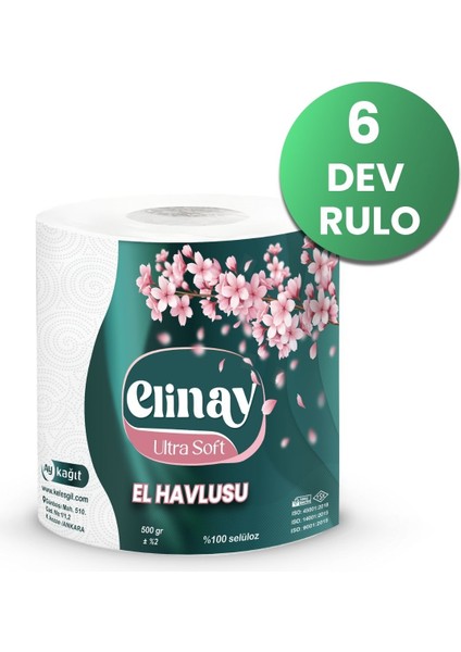 Ultra Soft El Havlusu 500GR X 6 ADET