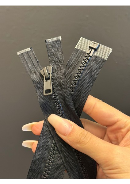 72X3 cm Lacivert Dişli Fermuar modelleri