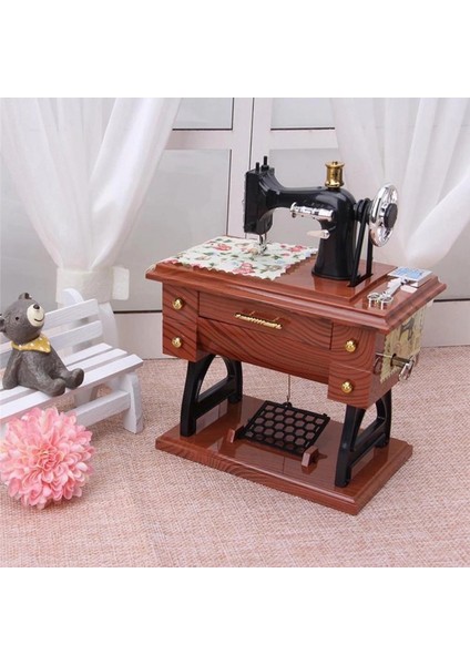 Dikiş Makinesi Görünümlü Müzik Kutusu