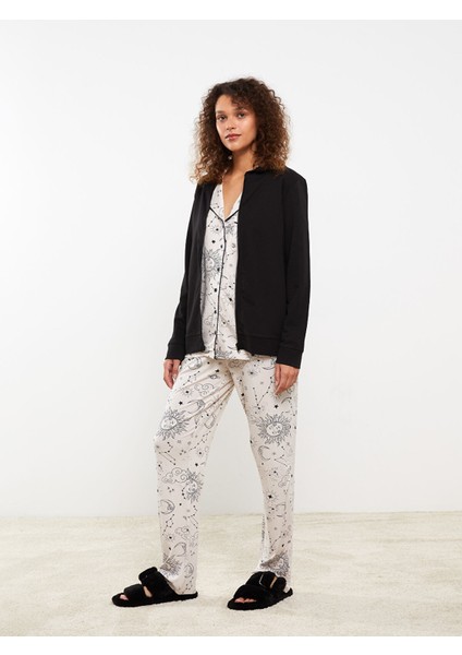 Yeni Sezon Kapüşonlu Düz Uzun Kollu Kadın Pijama Üst fiyatları