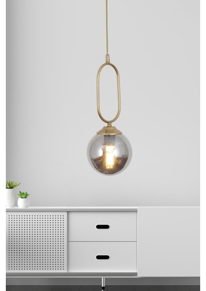 Pelo Tekli Eskitme Sarkıt Avize Füme Camlı Mutfak Koridor Hol Avize fiyatları