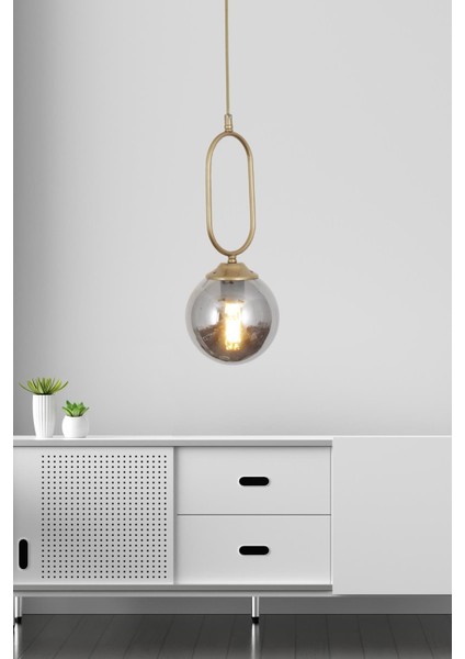 Pelo Tekli Eskitme Sarkıt Avize Füme Camlı Mutfak Koridor Hol Avize fırsatları