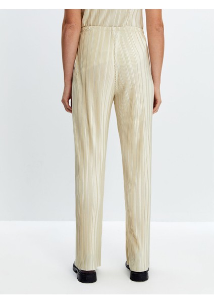 Yeni Sezon Beli Lastikli Dokulu Kadın Pantolon fırsatları