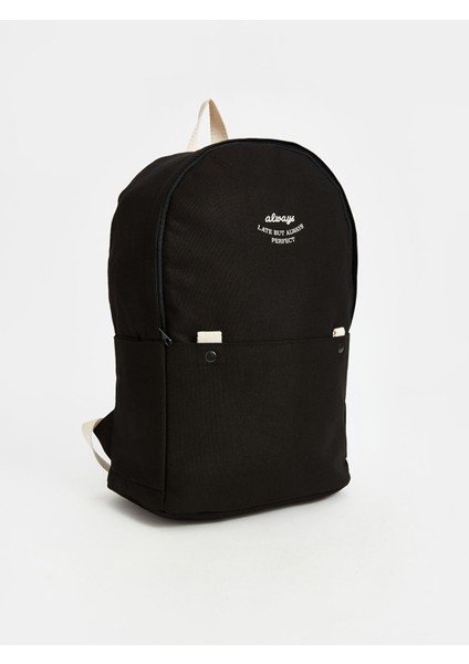 Yeni Sezon Yazı Baskılı Kadın Sırt Çantası