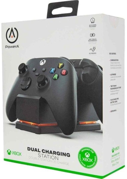 Xbox Series x | S One Şarj Istasyonu Dock Lisanslı Siyah Powera