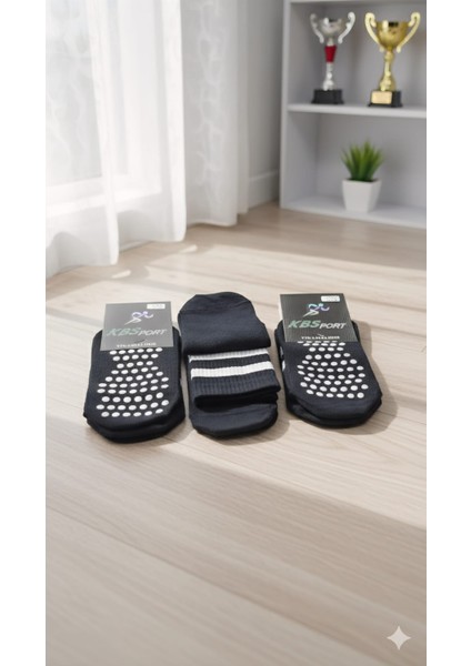 ; Abs Baskılı (Kaymaz Taban) Kısa Tenis Çorap 36-39 3'lü Paket fiyatları
