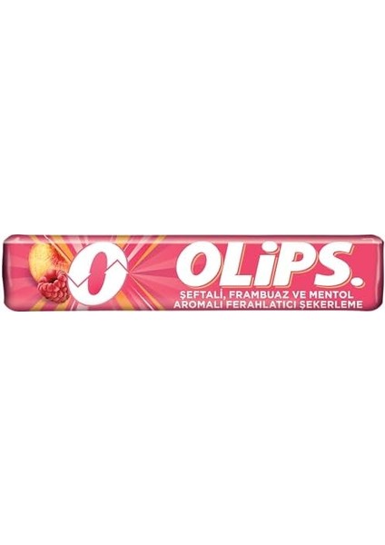 Olips Şeftali & Frambuaz Aromalı Şeker 28 gr - 288 Adet