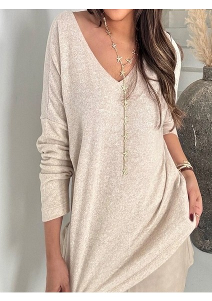 Arkası ve Önü V Yaka Salaş Bluz fiyatları