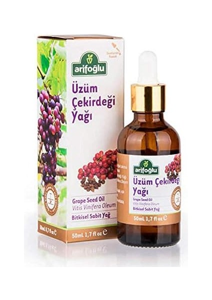 Arifoğlu Üzüm Çekirdeği Yağı Soğuk Sıkım 50ML