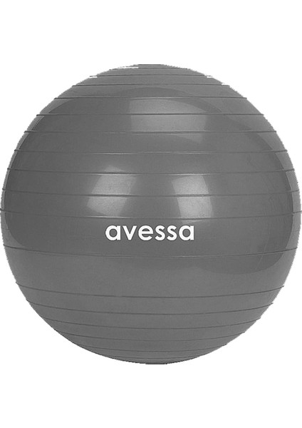 Avessa Pilates Topu 55 cm Gri