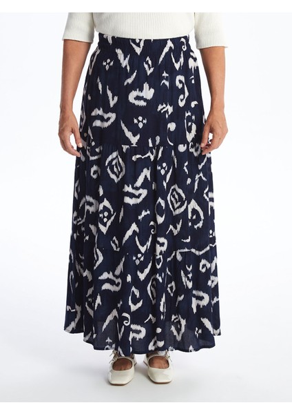 Yeni Sezon Beli Lastikli Desenli Kadın Etek fiyatları