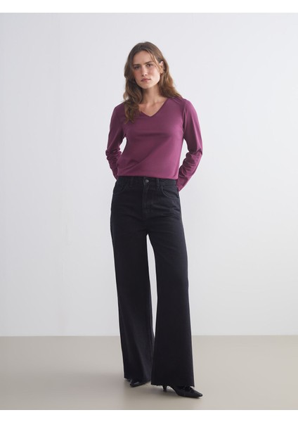 Yeni Sezon Wideleg Kadın Jean Pantolon