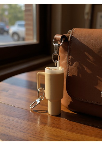 Stanley Model Çanta Charm - Señora Accessories Bej