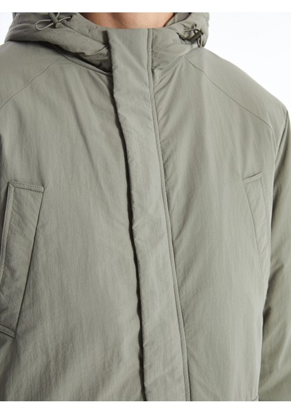 Yeni Sezon Standart Kalıp Kapüşonlu Erkek Mont modelleri