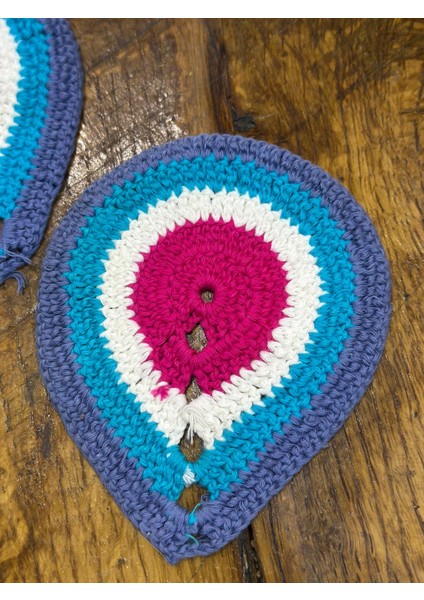 2 Li Örme Göz Arma Dikiş Aplike 14X11 cm fiyatları