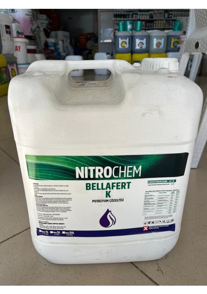 Bellafert K 20 Lt – Sıvı Potasyumlu Şişirici Gübre, Meyve İrileştirici ve Verim Artırıcı