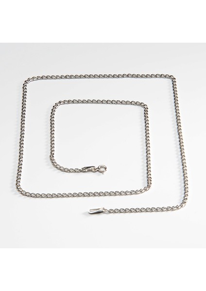 70 Mikron Rodyum Gurmet Gümüş Zincir fiyatları