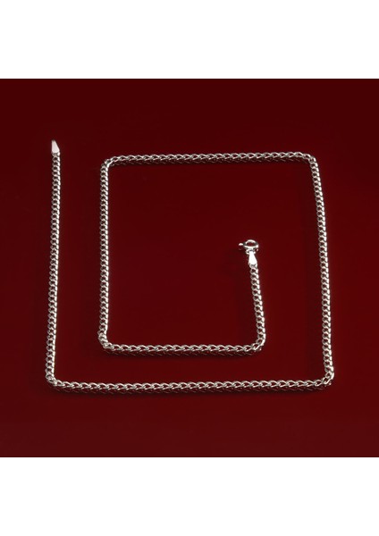 70 Mikron Rodyum Gurmet Gümüş Zincir modelleri