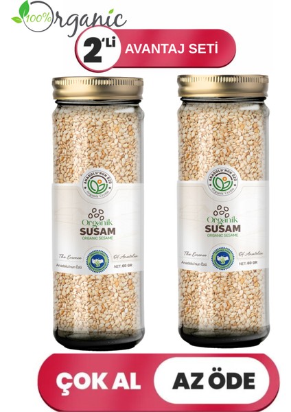 Organik Susam Çiğ 2'li Avantaj Seti