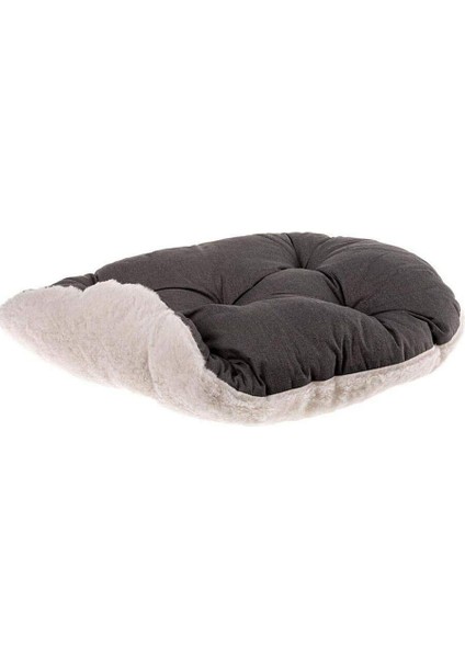 Relax 55 Peluş Kedi ve Mini Irk Köpek Yatağı - Marrone Bej (55CM x 36CM)