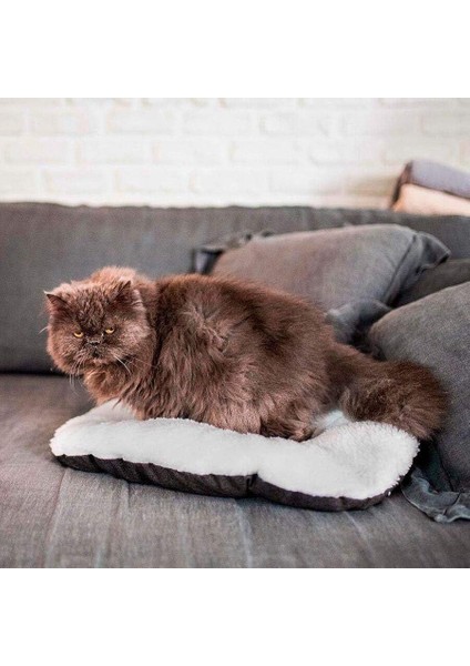 Relax 55 Peluş Kedi ve Mini Irk Köpek Yatağı - Marrone Bej (55CM x 36CM) fiyatları