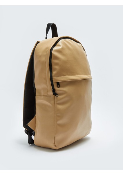 Yeni Sezon Deri Görünümlü Erkek Sırt Çantası modelleri