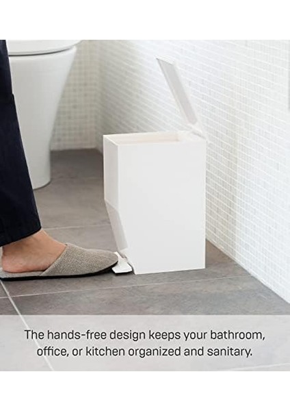 Çöp Kutusu, Plastik, Beyaz, 19 x 12 x 27,5 cm modelleri