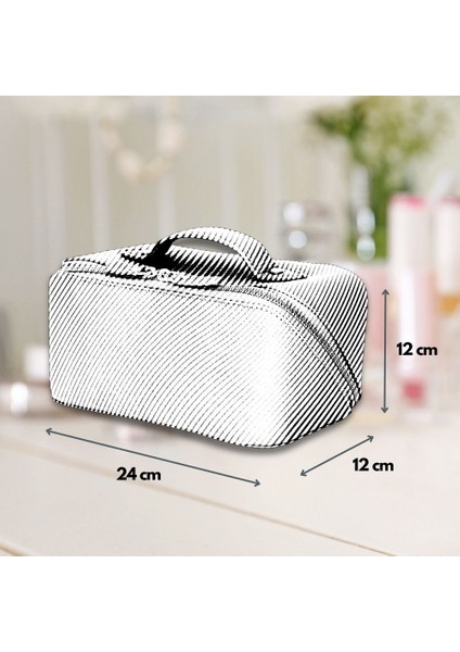 Ella Kadın Seyahat Kozmetik Bakım Makyaj Çantası Organizer Orange fırsatları