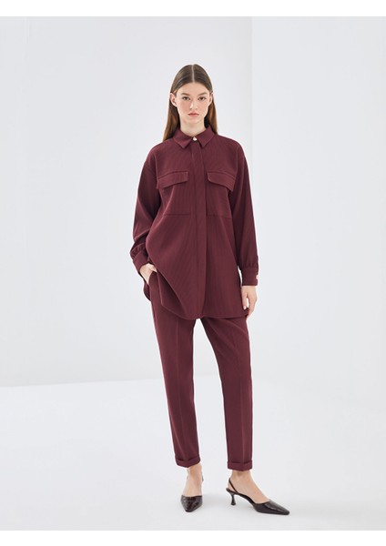 Yeni Sezon Beli Lastikli Dokulu Kadın Pantolon fiyatları