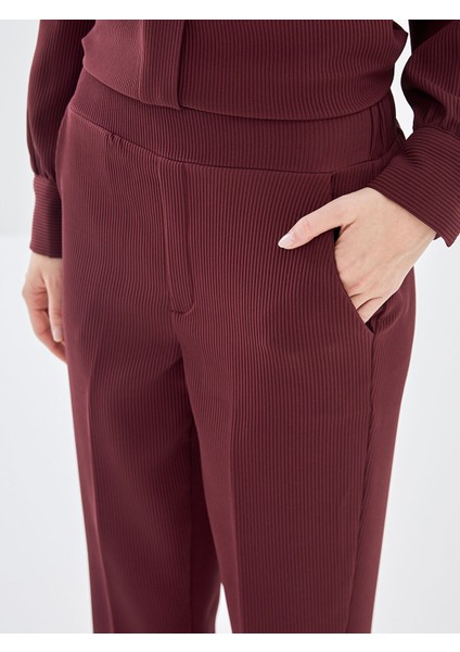 Yeni Sezon Beli Lastikli Dokulu Kadın Pantolon fırsatları